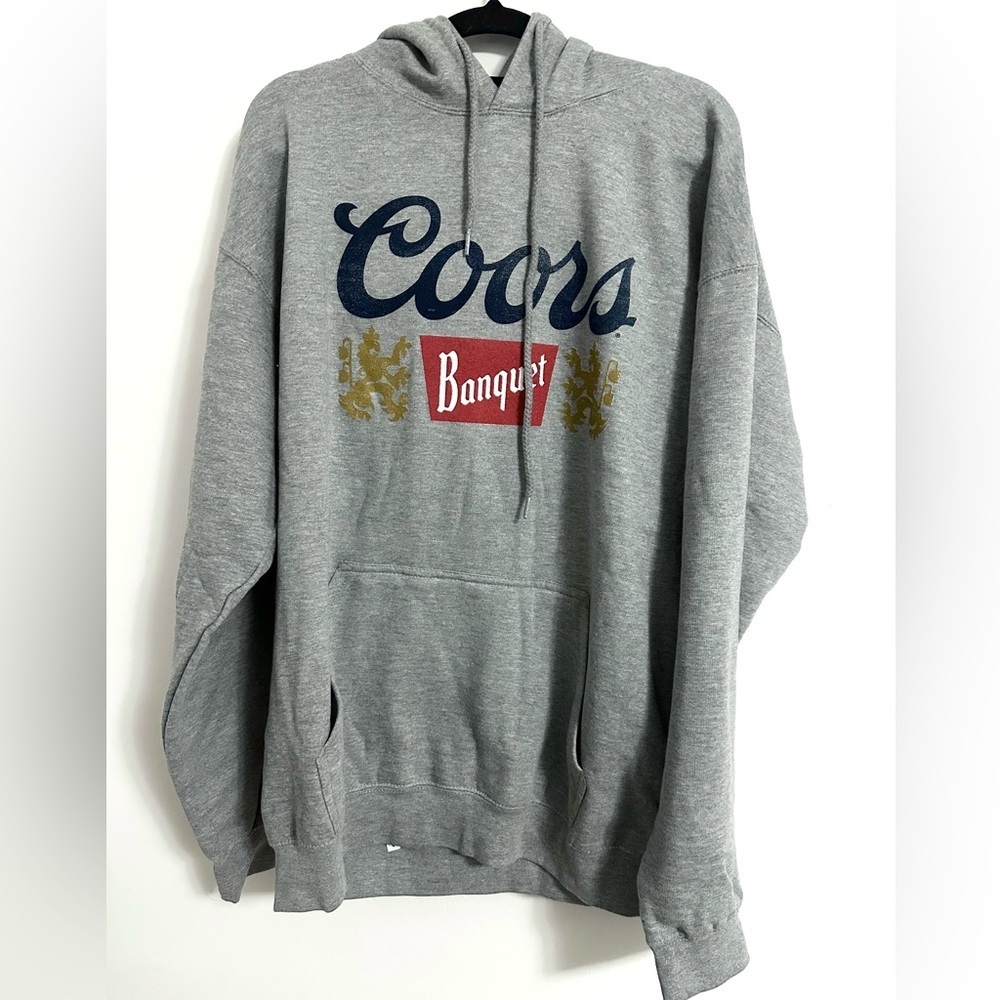 NWT Tee Luv Coors Banquet Hoodie Large